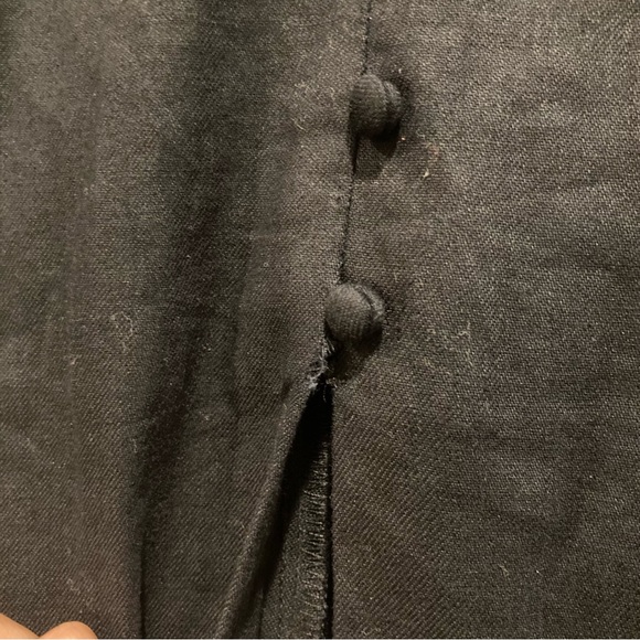 Banana Republic Linen-Cotton Button Midi Skirt - Picture 4 of 4